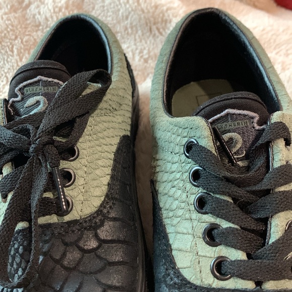 Vans Harry Potter Slytherin Green Black Sneakers - Picture 3 of 5